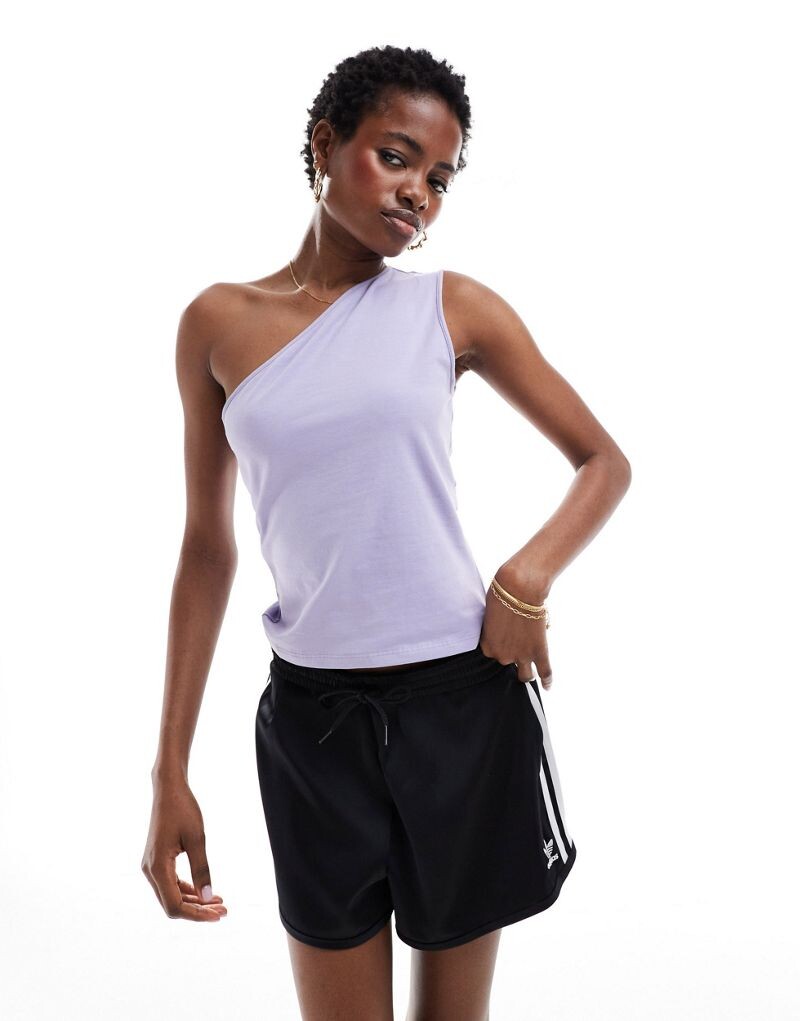 

Сиреневый топ на одно плечо Weekday Cindy эксклюзивно для ASOS