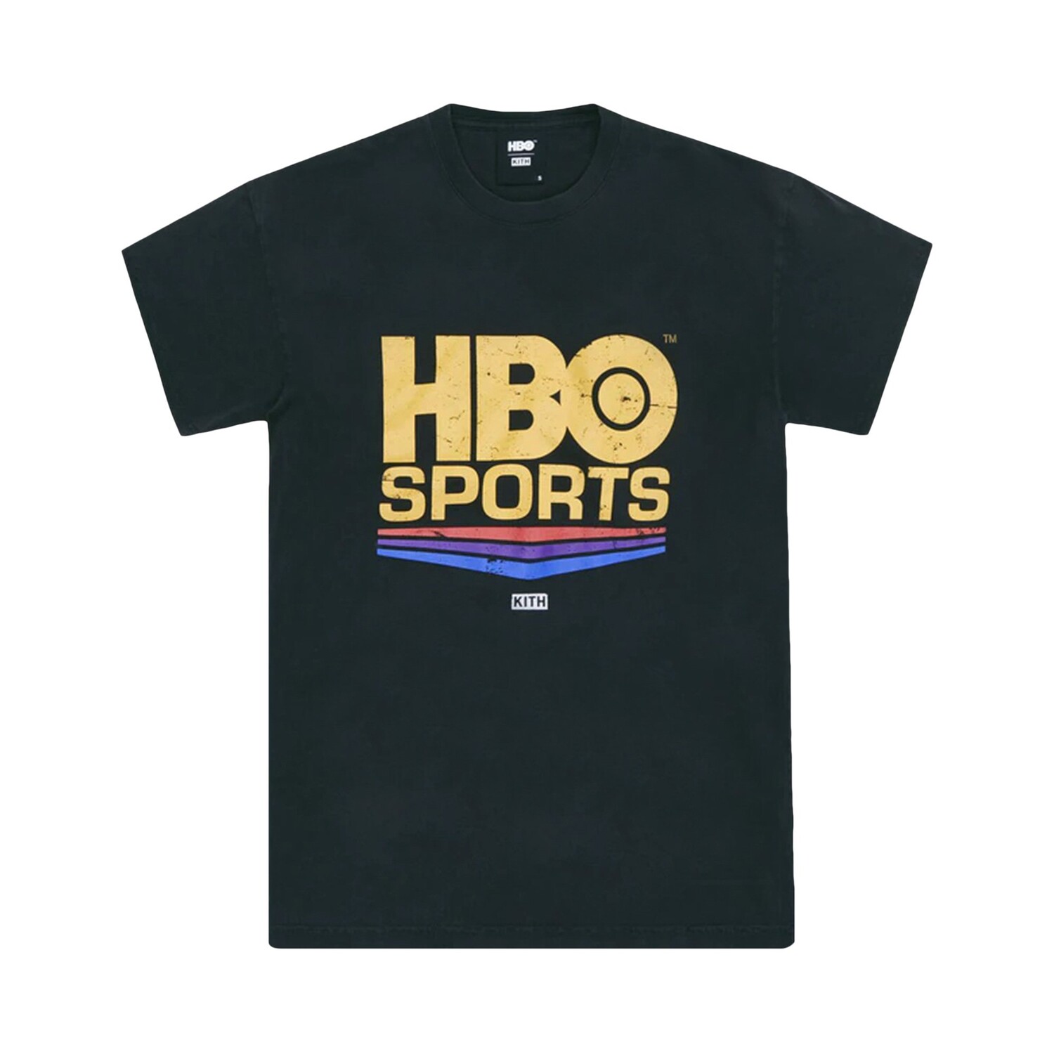 

Спортивная винтажная футболка Kith For Hbo, черная