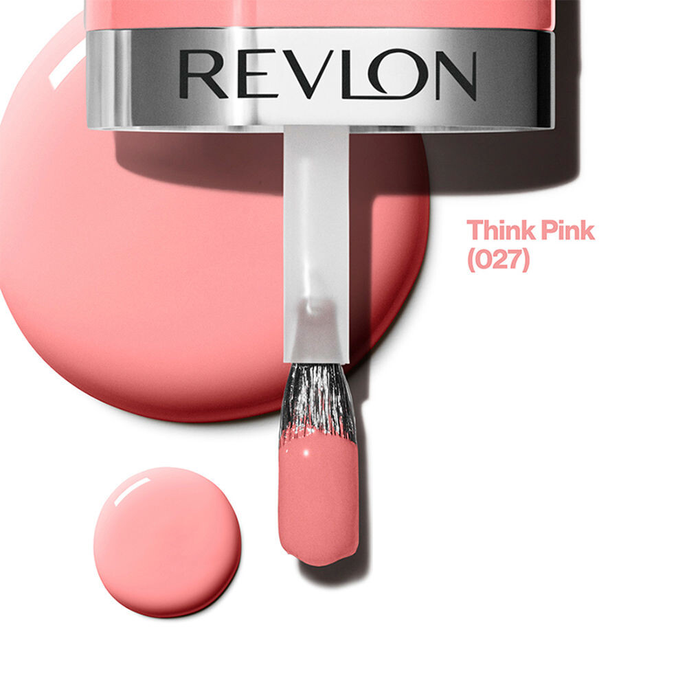 Лак для ногтей Ultra hd snap! nail polish #001-early bird Revlon mass market, 8 мл, 027-think pink — фото 2