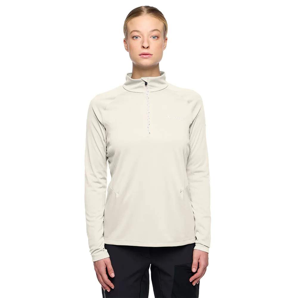 

Футболка с длинным рукавом VAUDE Larice Light II half zip, бежевый