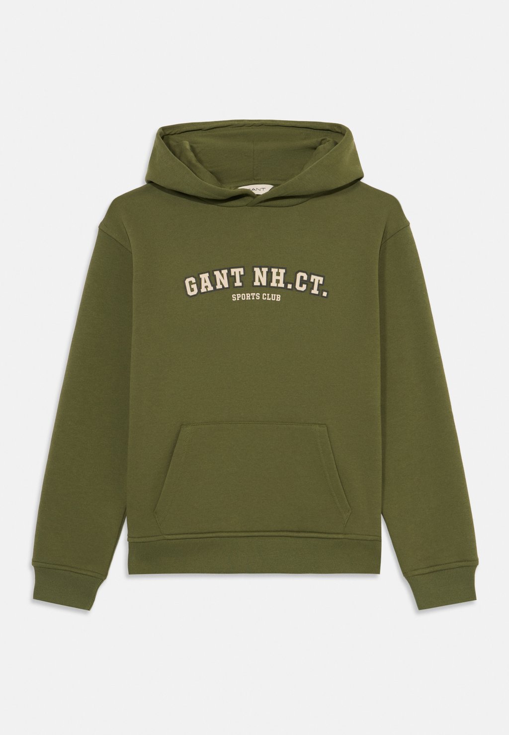 

Толстовка с капюшоном GRAPHIC HOODIE UNISEX GANT, оливковый