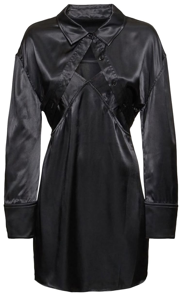 

Платье-комбинация Alexander Wang с болеро, черный