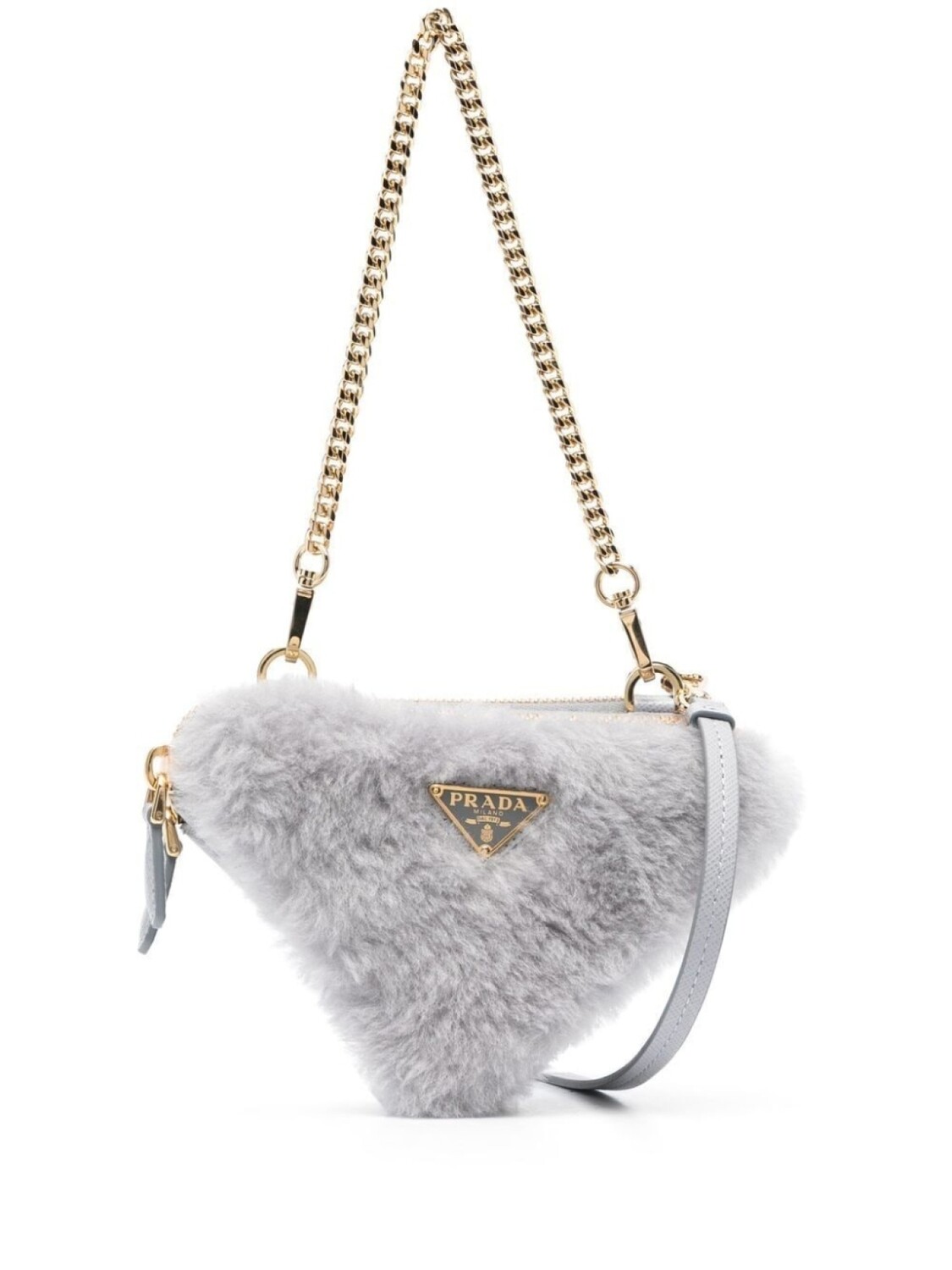 

Мини-сумка Prada через плечо, синий