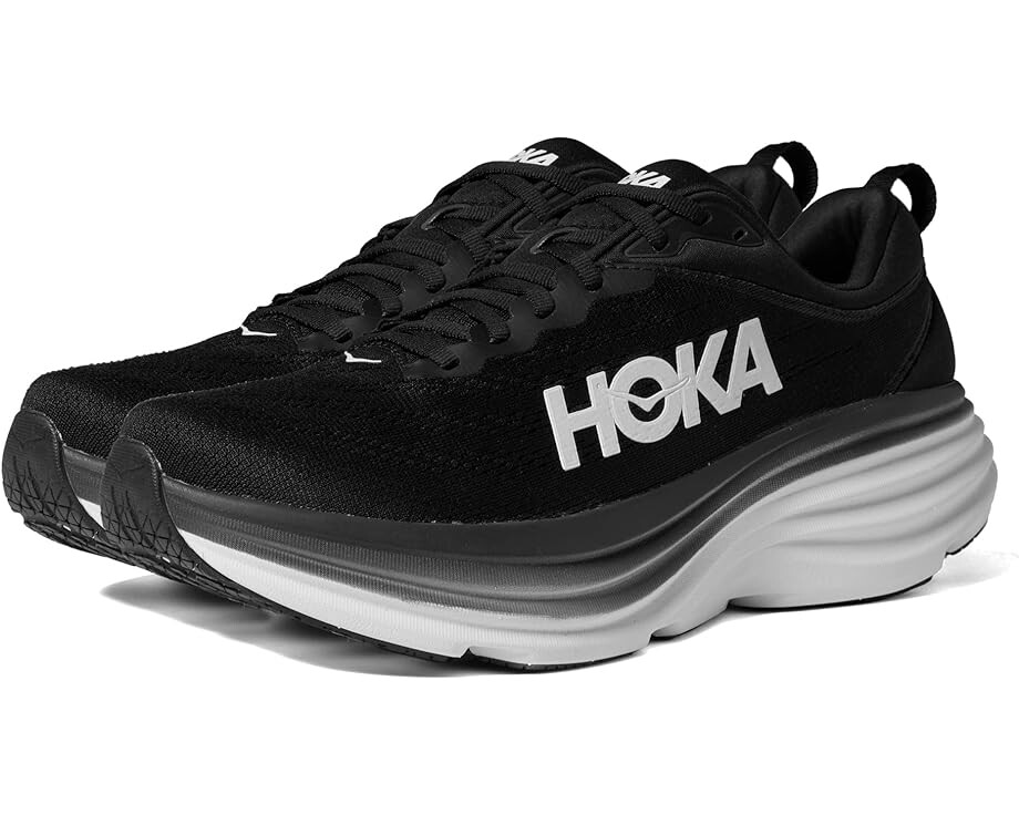 

Кроссовки Hoka Bondi 8, цвет Black/White