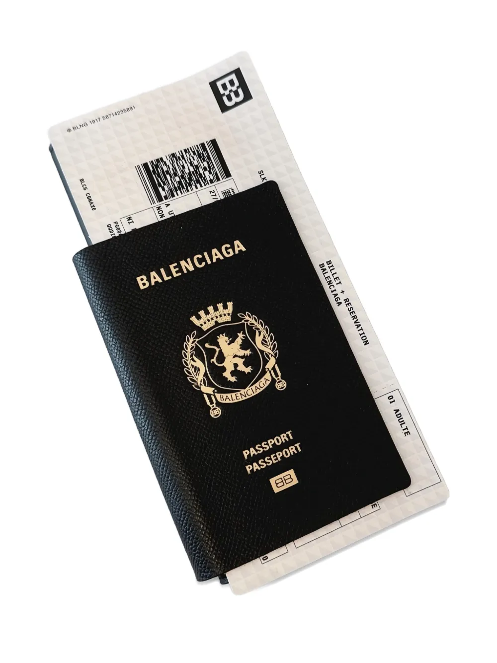 

Кошелек Passport BALENCIAGA, черный