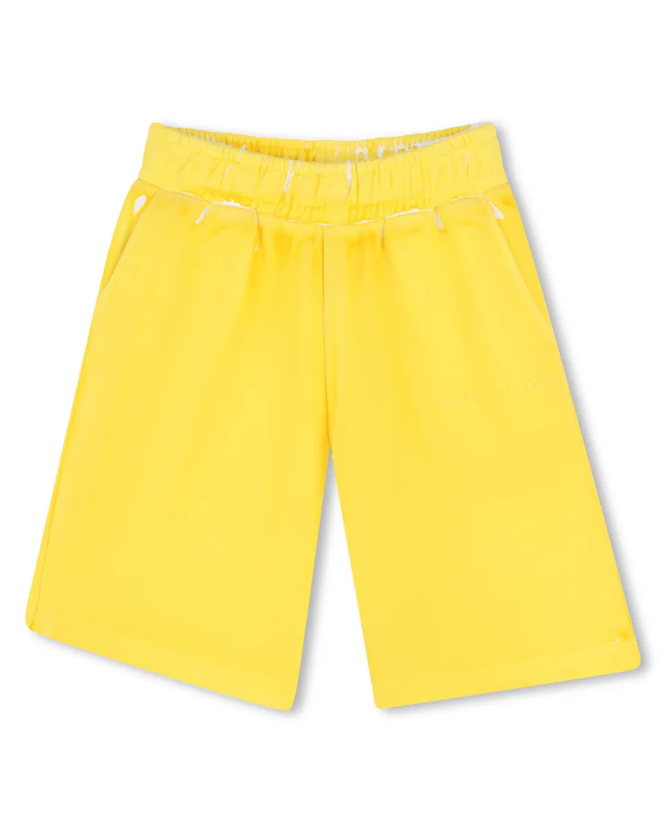 

Детские шорты унисекс из хлопка Marc Jacobs, жёлтый