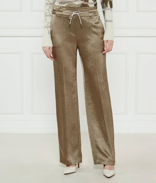 

Атласные брюки вашингтон Loose fit Marc Cain, хаки