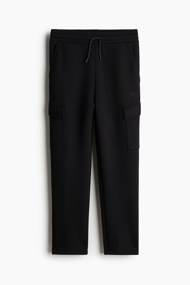 

Спортивные брюки для бега в стиле карго из материала Drymove H&M, черный