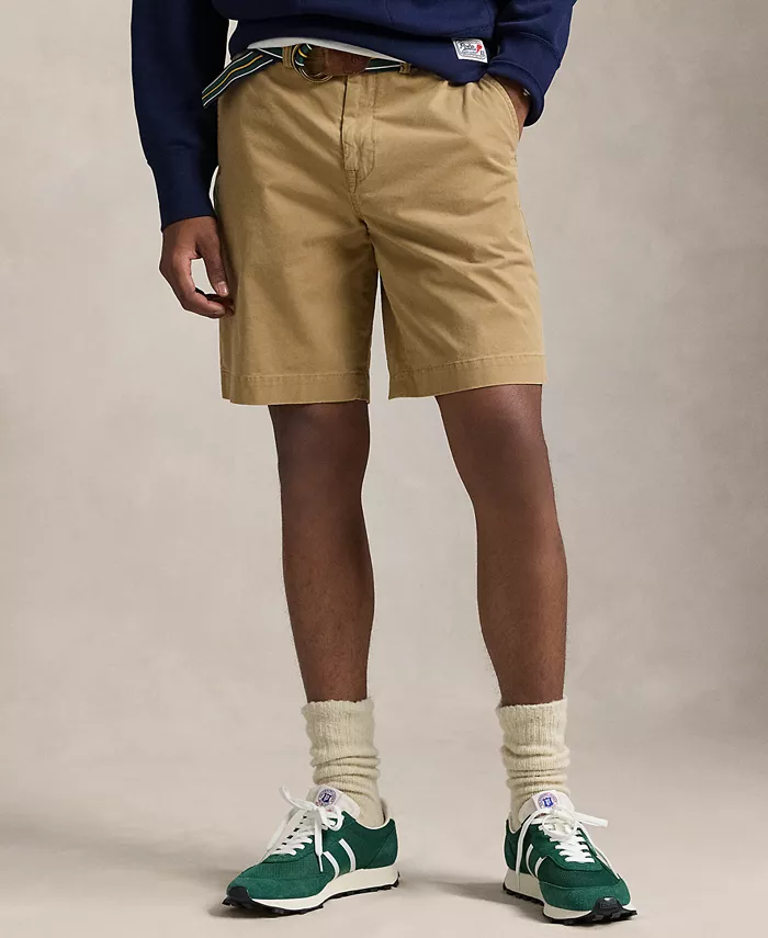 

Эластичные шорты-чиносы классического кроя длиной 9 дюймов Polo Ralph Lauren, загар/бежевый