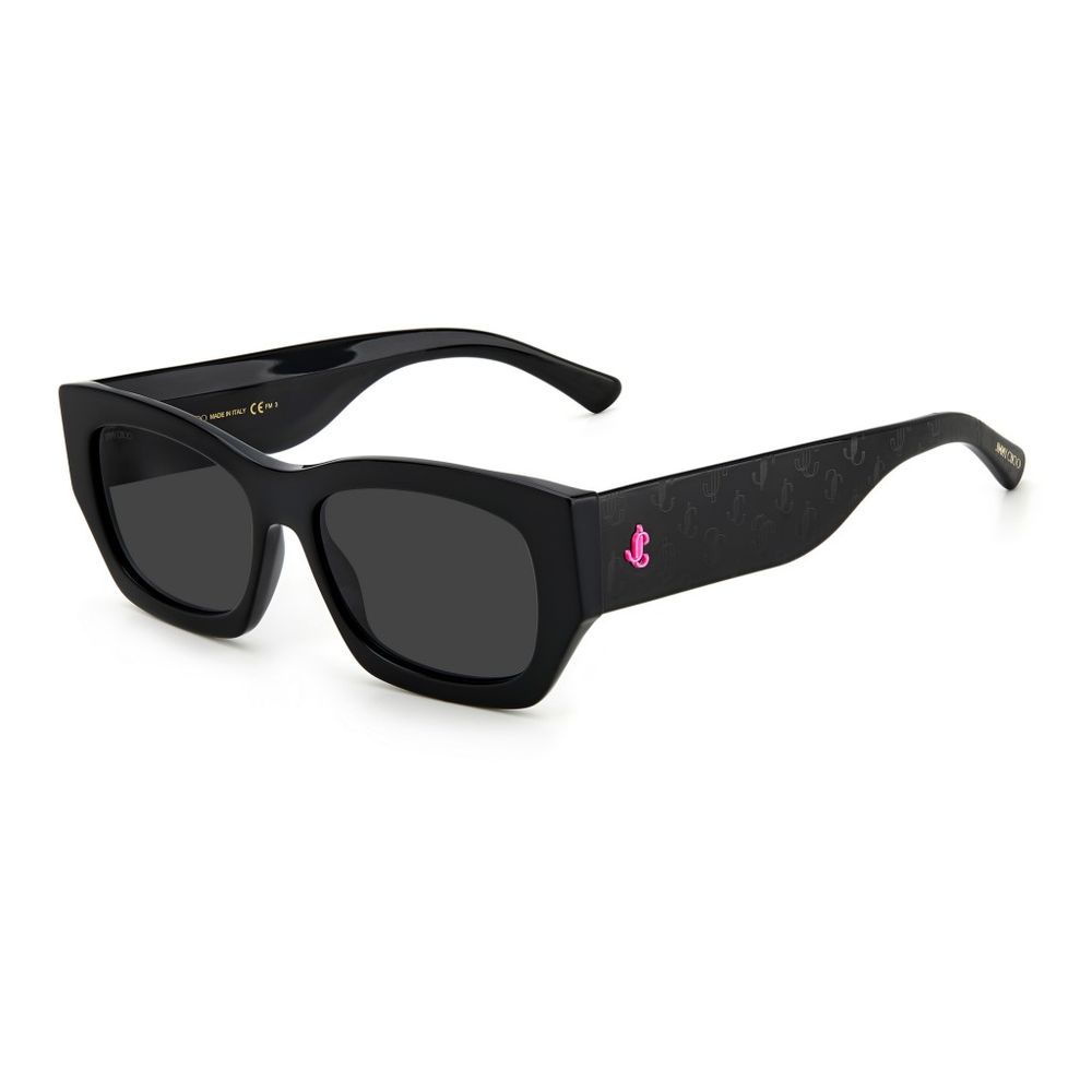 

Черные ацетатные солнцезащитные очки Jimmy Choo Eyewear