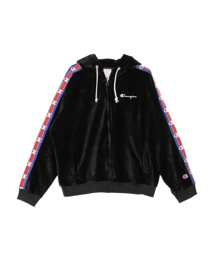 

Черная толстовка с капюшоном и застежкой-молнией Champion, черный