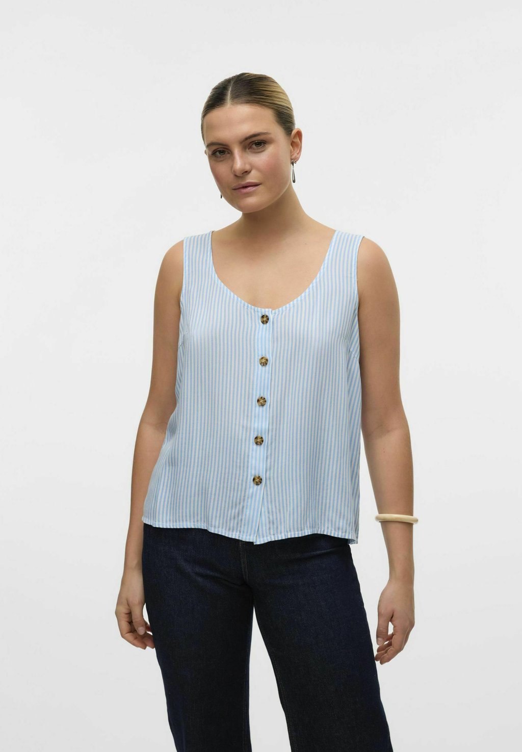

Жилет VMBUMPY SHIRT Vero Moda, синий