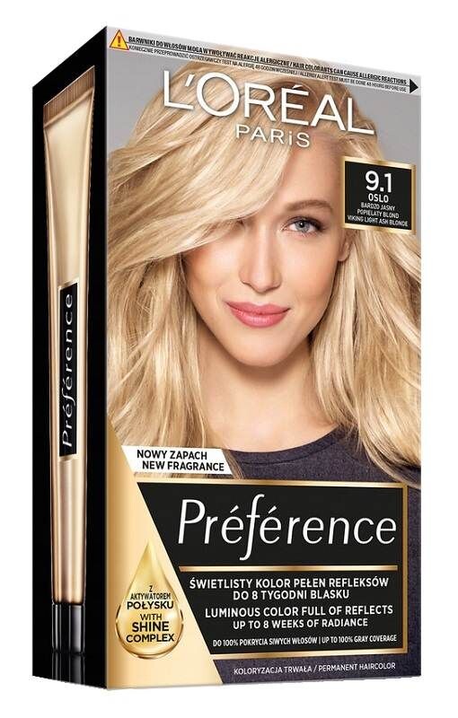 

L’Oréal Preference 9.1 Oslo краска для волос, 1 шт.