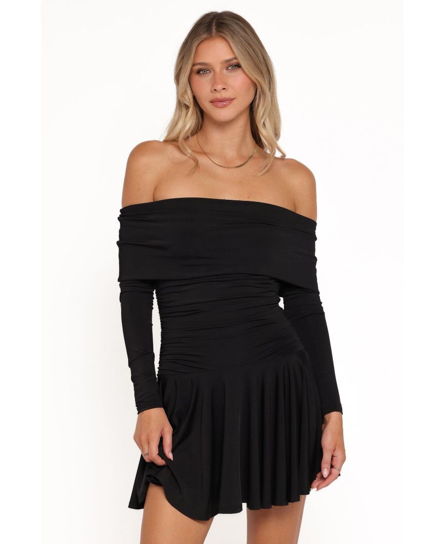 

Женское мини-платье Messina с открытыми плечами Petal and Pup, Black
