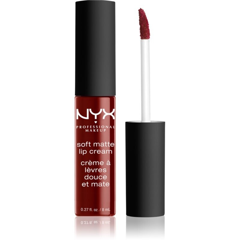 

NYX Professional Makeup Soft Matte Lip Cream Легкая матовая жидкая губная помада оттенка 27 Madrid 8 мл