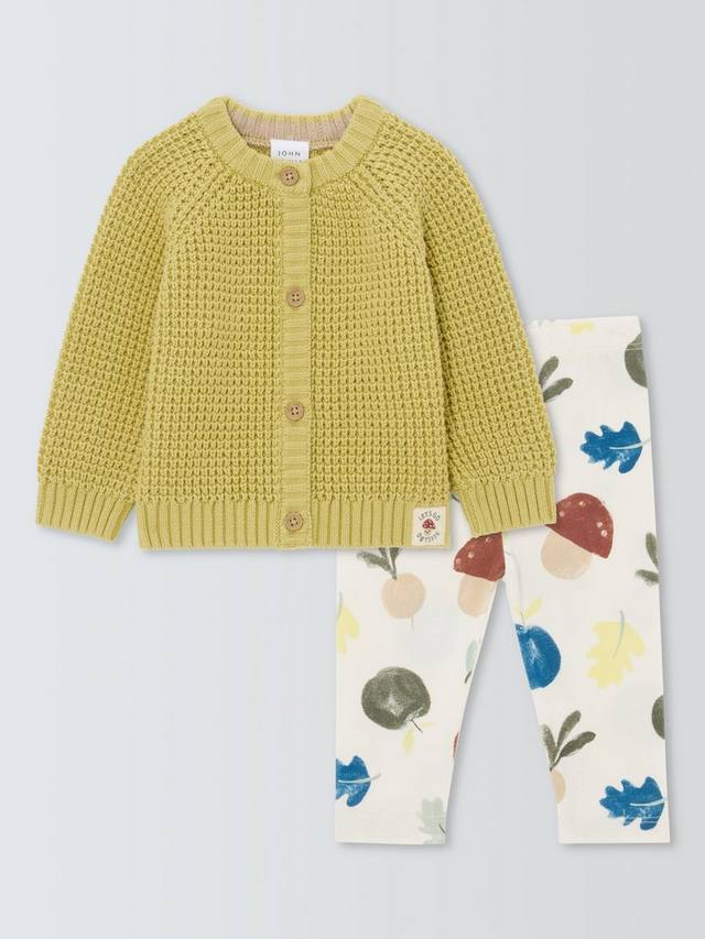 

Детский комплект кардиган и леггинсы John Lewis, Multi