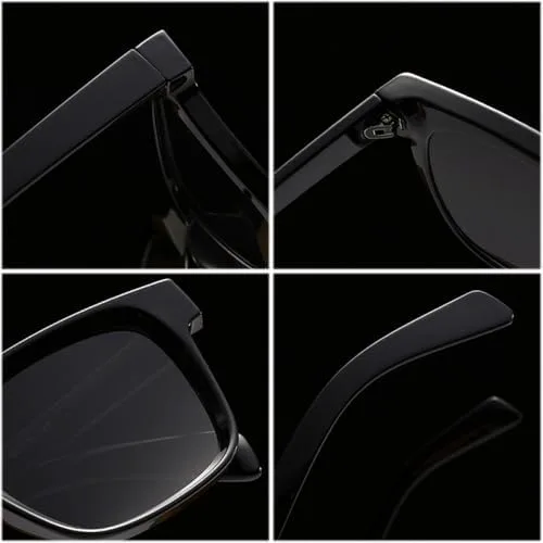 

Квадратные женские солнцезащитные очки, модные сине-зеленые оттенки, защита от ультрафиолета UV400, мужские ретро-панк солнцезащитные очки MTZJH, Black Gray