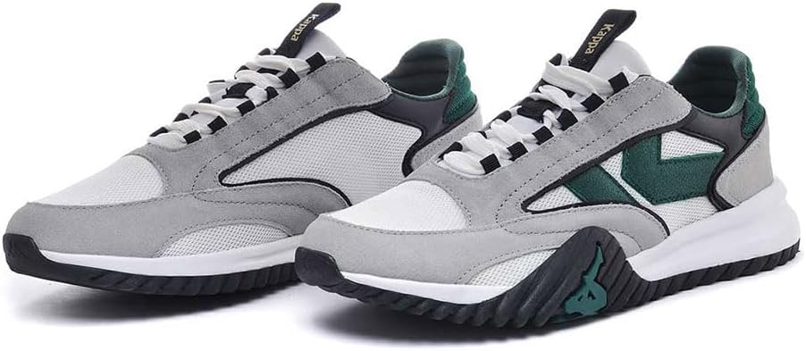 Кроссовки Kappa Mens Authentic Ceresol 1, белый/зеленый/серый — фото 4