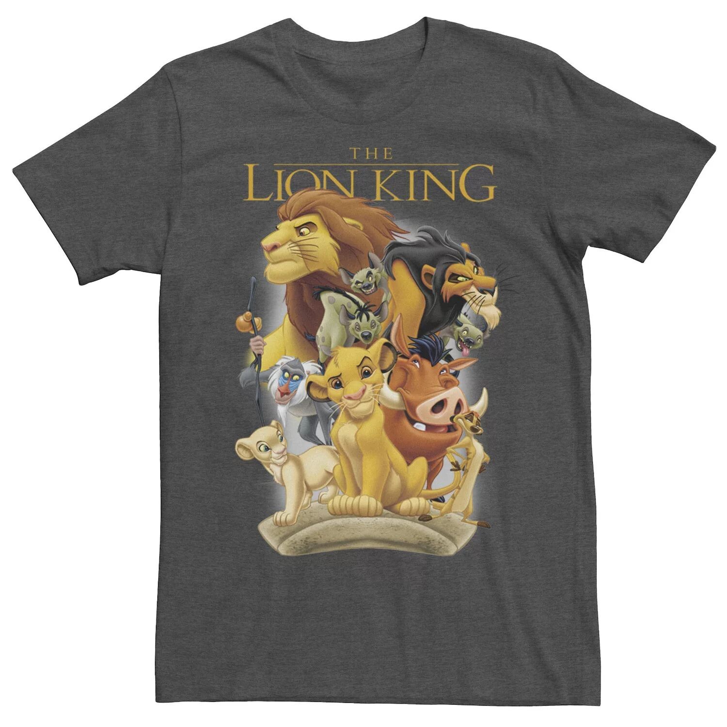 

Мужская футболка с персонажами Disney King Lion King Pride Land Licensed Character