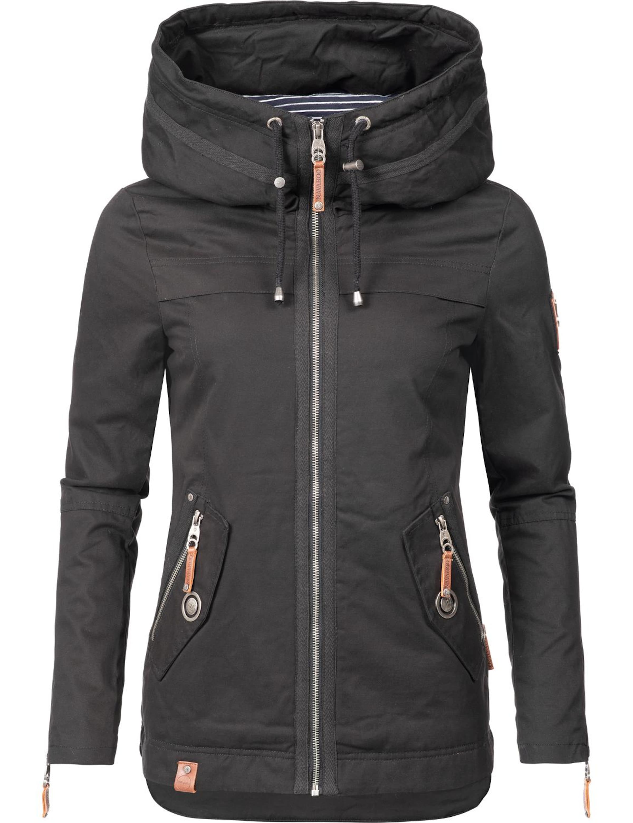 

NAVAHOO Куртка межсезонная 'Wekoo' в черном цвете