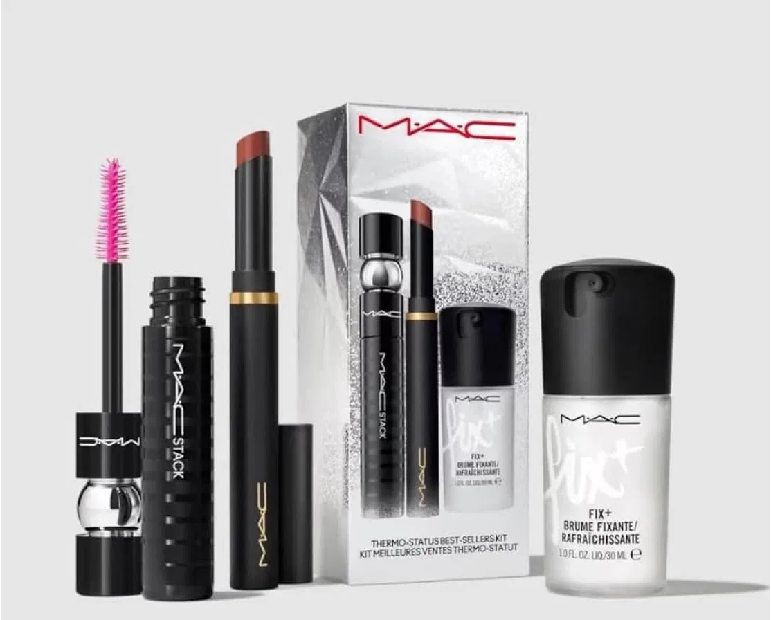 Набор для макияжа M.A.C Thermostatus Kit с помадой Over Taupe и тушью
