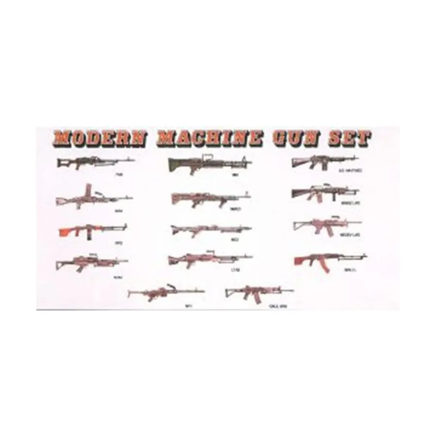 

Современный пулеметный набор, Dragon Models - Quartermaster Series (1:35)