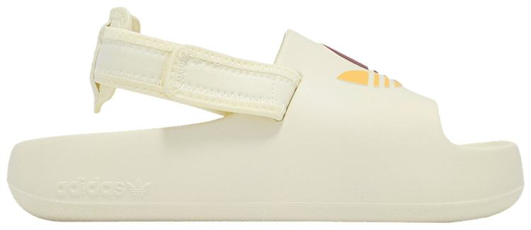 

Шлепанцы adidas adiFOM Adilette Slide J 'Cream Active Purple Scarlet', кремовый