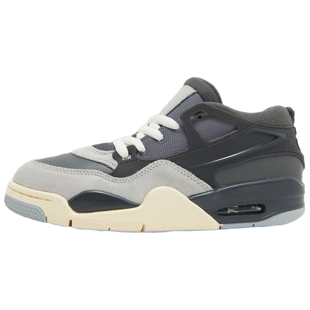 

Кроссовки Air Jordan 4 Vintage Basketball Shoes Unisex Mid-top Gray, серый