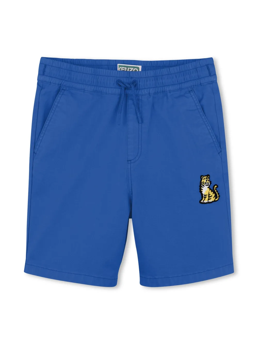 

Шорты с вышивкой Kenzo Kids, синий