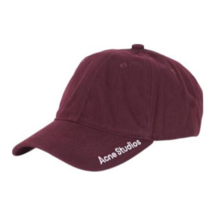 

Acne Studios Хлопковая бейсболка с полиэстером и вискозой женская красная, Red