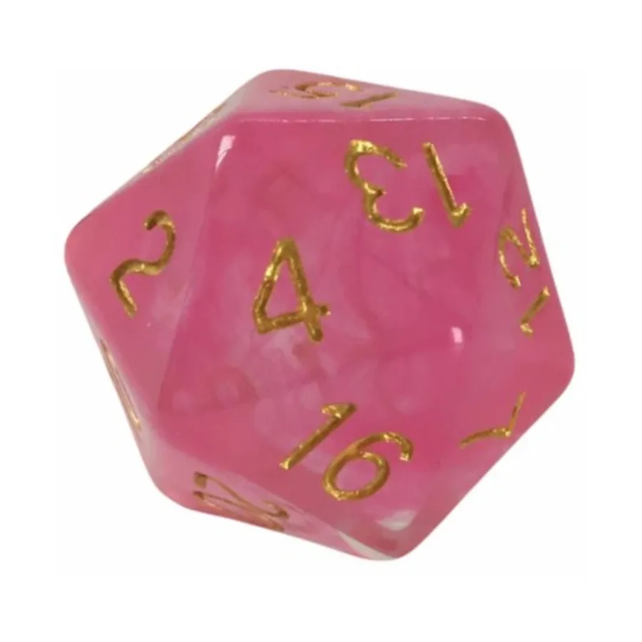 

XL d20 — розовое золото, Game Dice - XL d20's