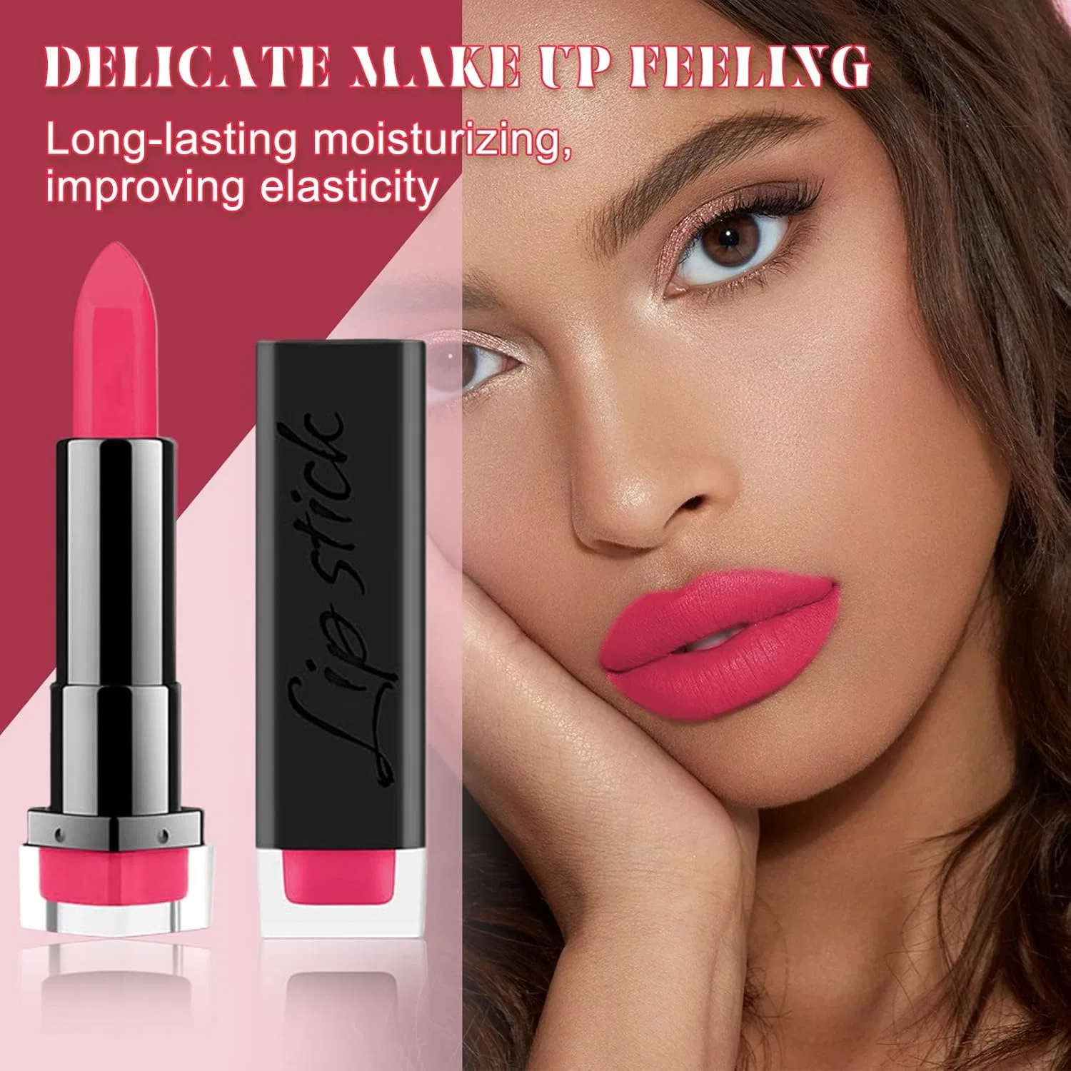 Матовая помада-тинт Long Lasting Lip Stain, черный, 1 шт — фото 4