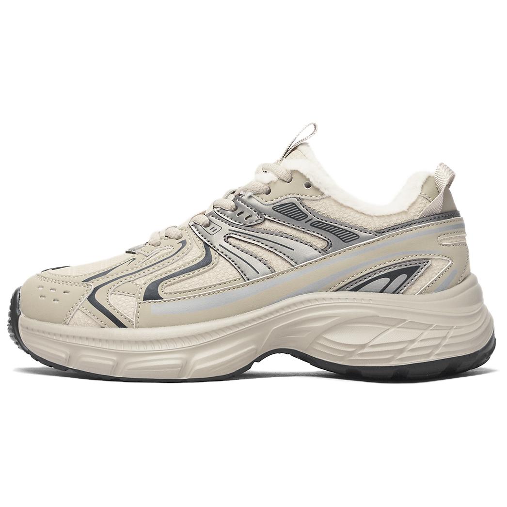 

Высокие низкие кроссовки Chunky с подошвой 4 см Unisex AGSDON, серый синий[leather upper fleece-lined]-rp243368