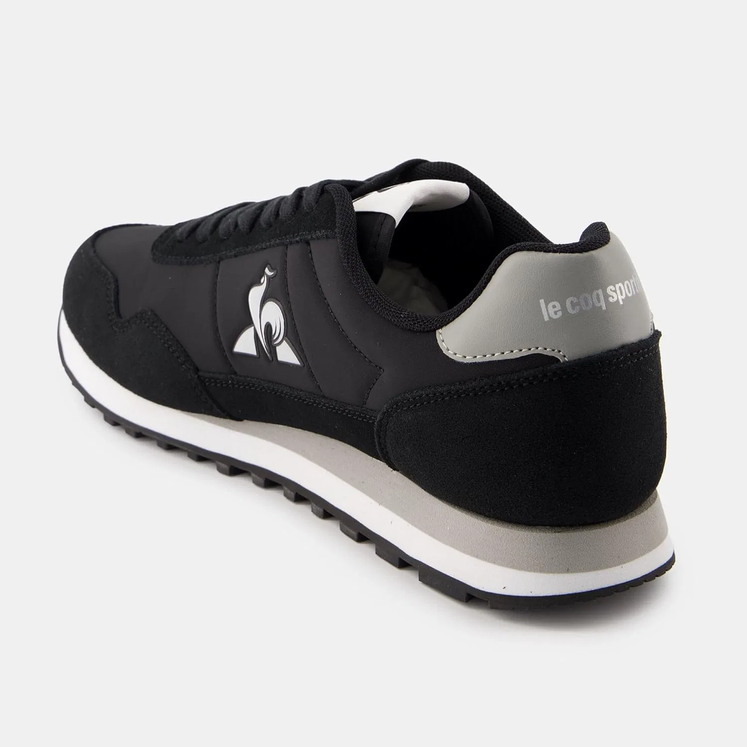 Кроссовки Le COQ Sportif Unisex Astra_2, Black And Silver — фото 3