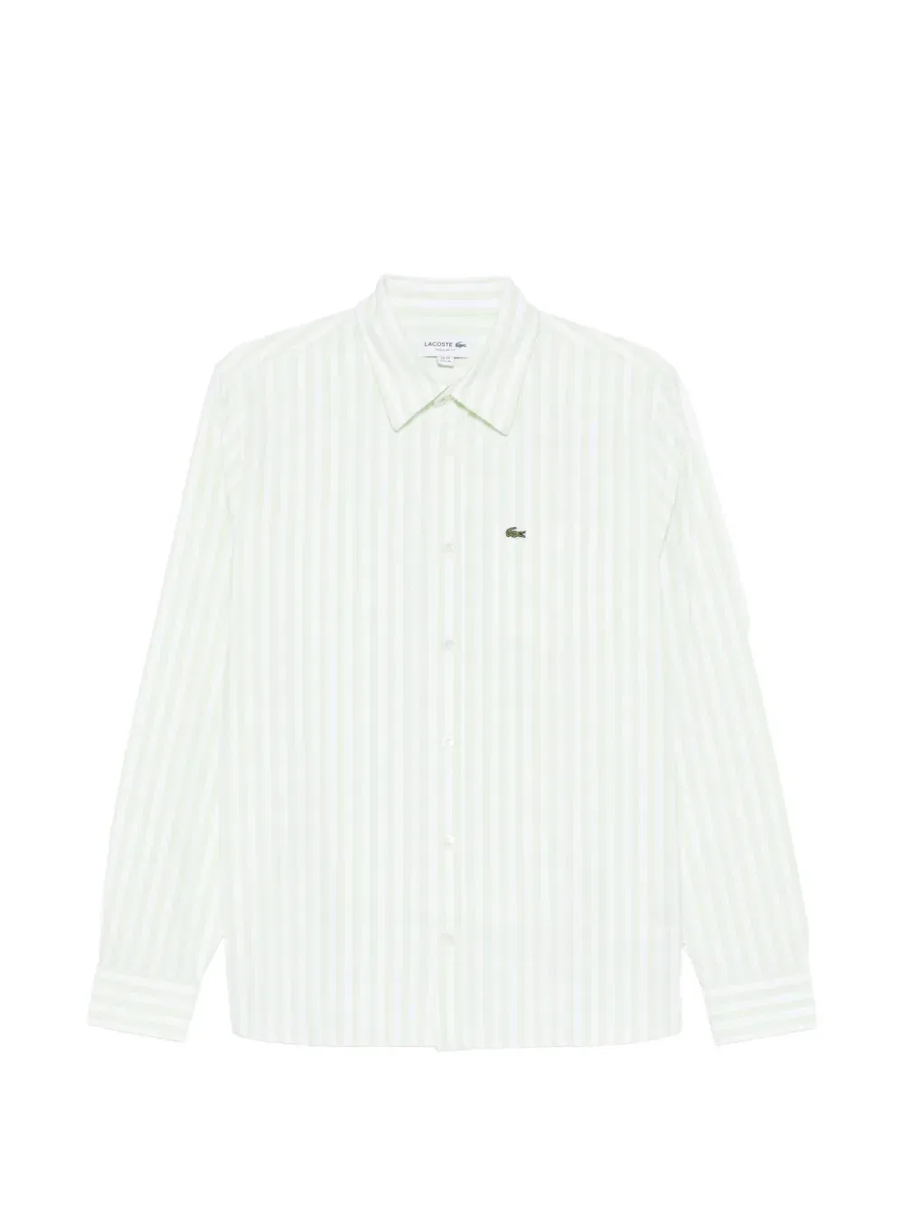 Полосатая рубашка Lacoste, зеленый