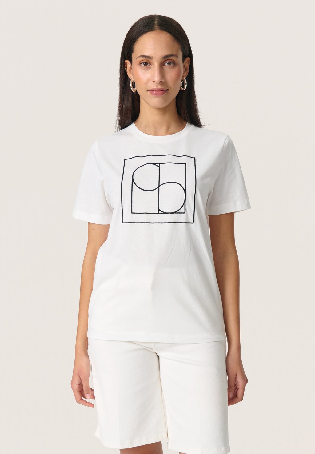 

Футболка с принтом TEE Soaked in Luxury, белый