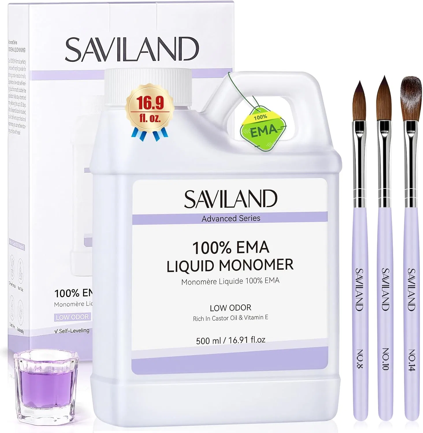 Набор акриловой жидкости SAVILAND Advanced Monomer 500 мл Saviland