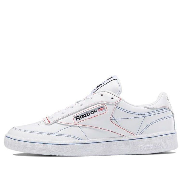 

Кроссовки bape x club c 85 'white' Reebok, белый