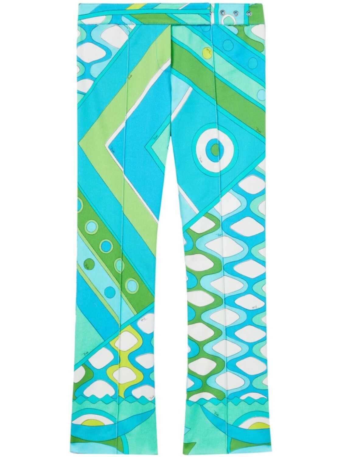 

Брюки из хлопка PUCCI Vivara-Print, синий