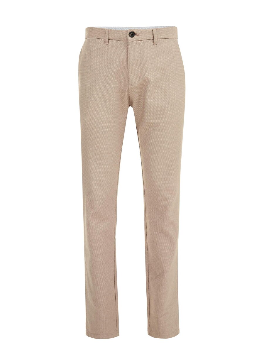 

Брюки чинос WE Fashion Slim fit Chino Pants, бежевый