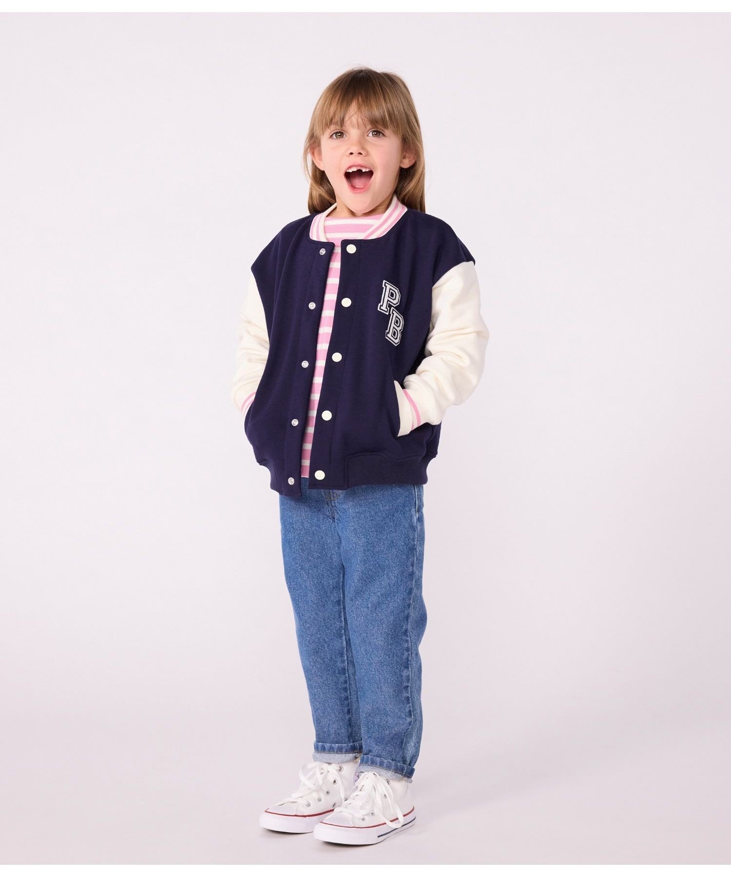 Блузон Petit Bateau, blue
