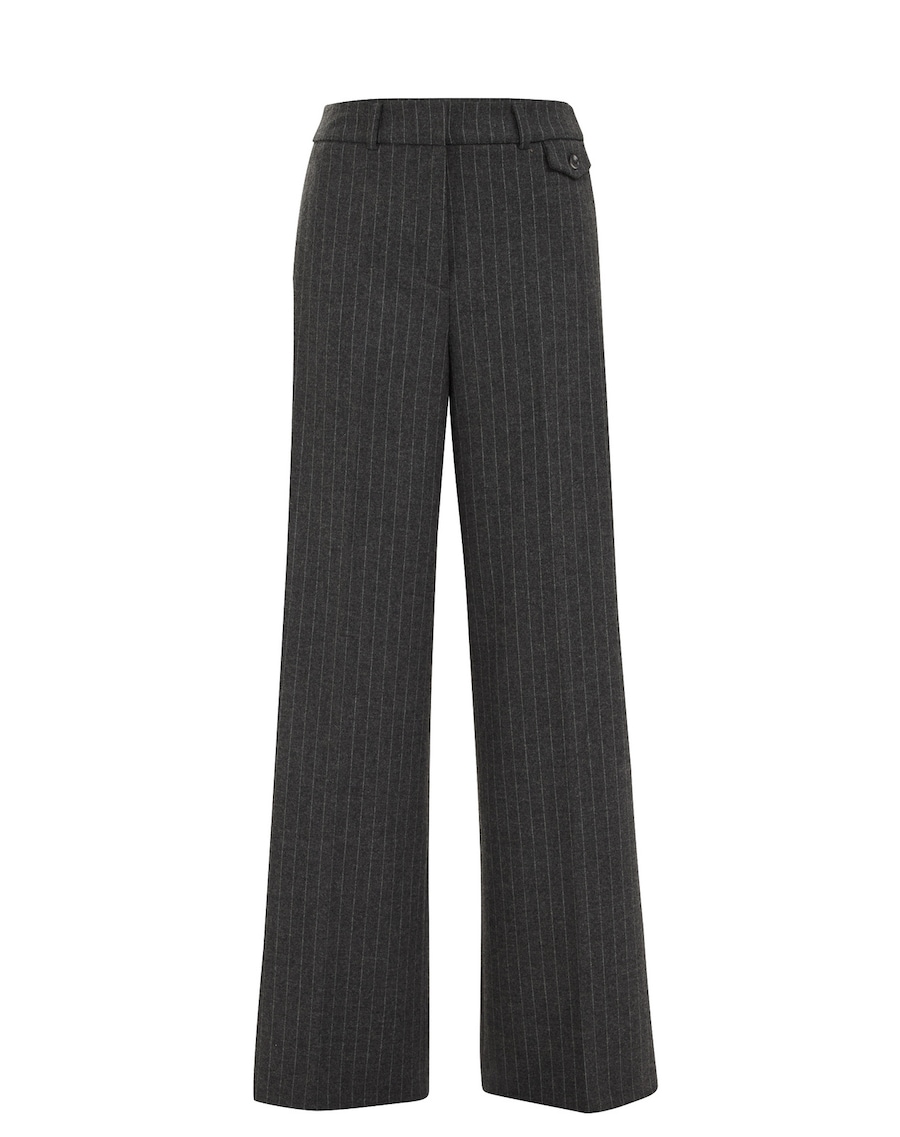 

Широкие брюки WE Fashion, темно-серый