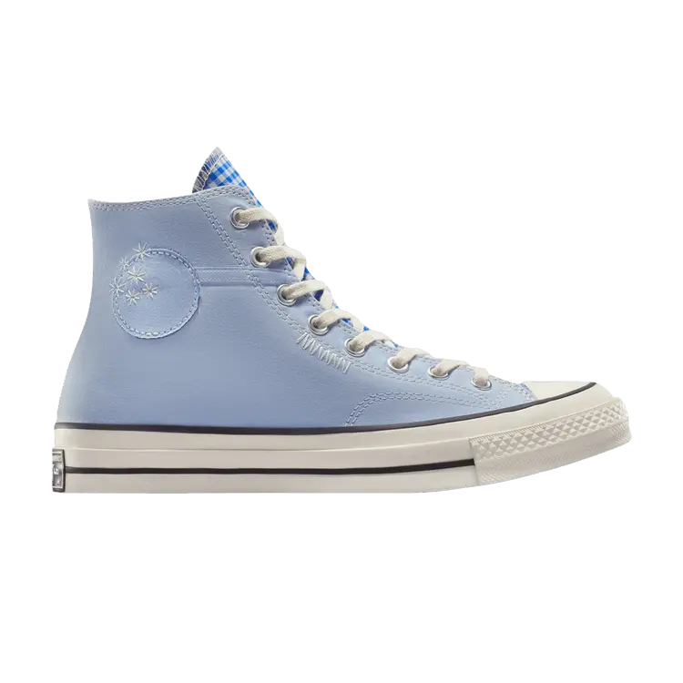 

Кроссовки Chuck 70 High 'Upcycled - Chambray & Gingham', синий