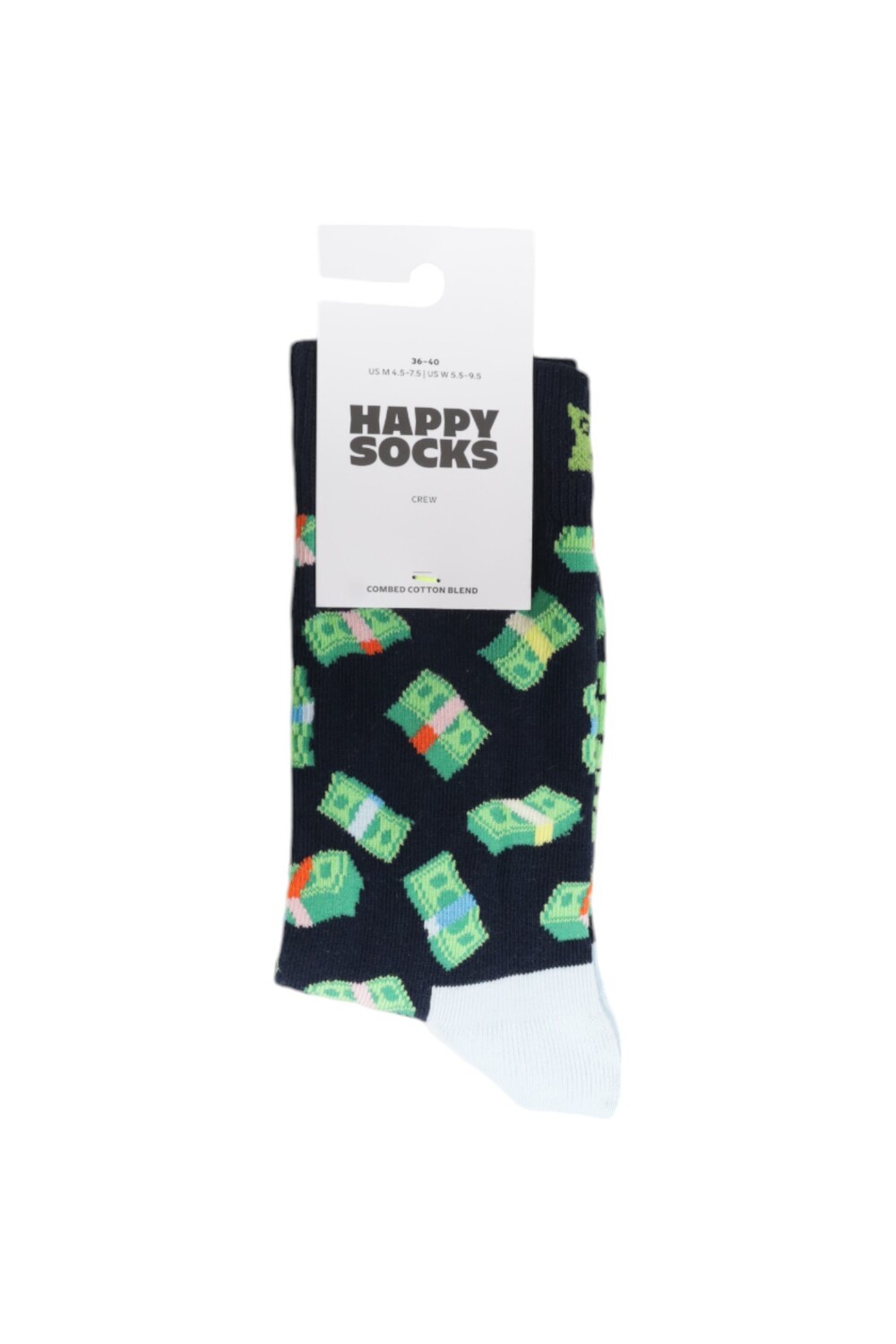 

Носки мужские Happy Socks с принтом денег, зеленый