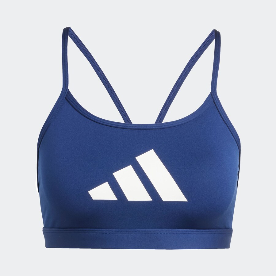 

Спортивный бюстгальтер-бралетт ADIDAS PERFORMANCE Aeroreact, темно-синий