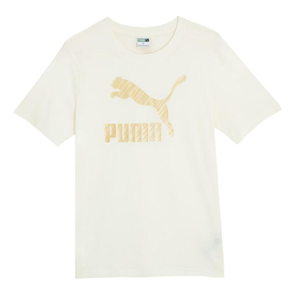 

Футболка classics logo t-shirt 'white' Puma, белый