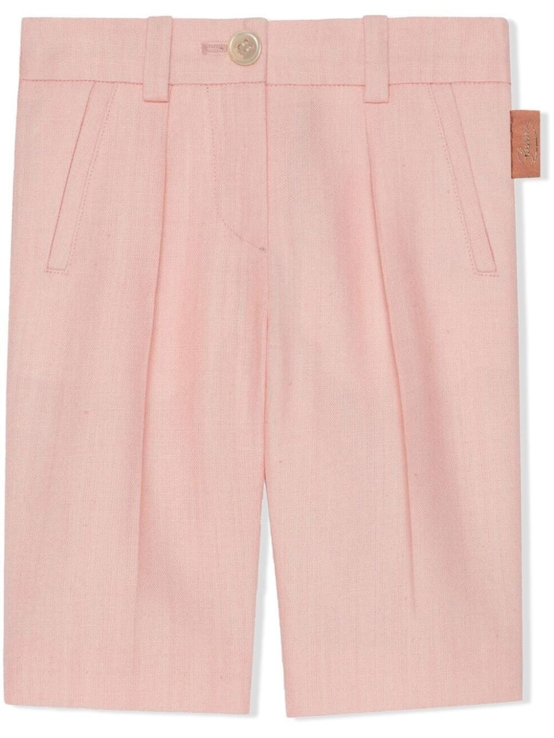 

Gucci Kids брюки прямого кроя, розовый