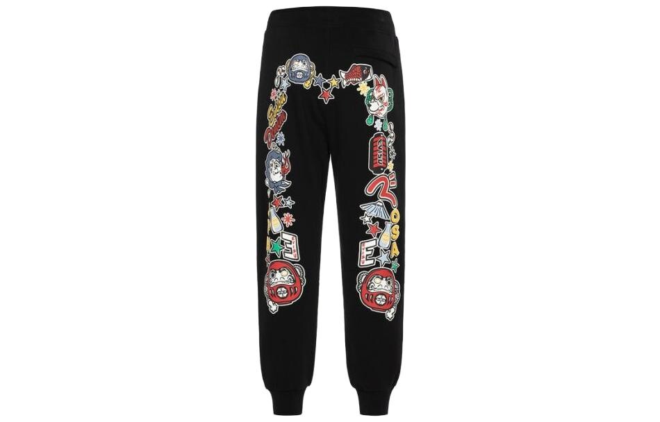 

Повседневные брюки мужские черные Evisu, черный