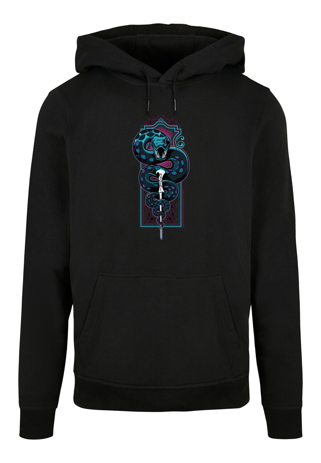 

Пуловер F4NT4STIC Basic Hoodie Harry Potter Neon Nagini, черный