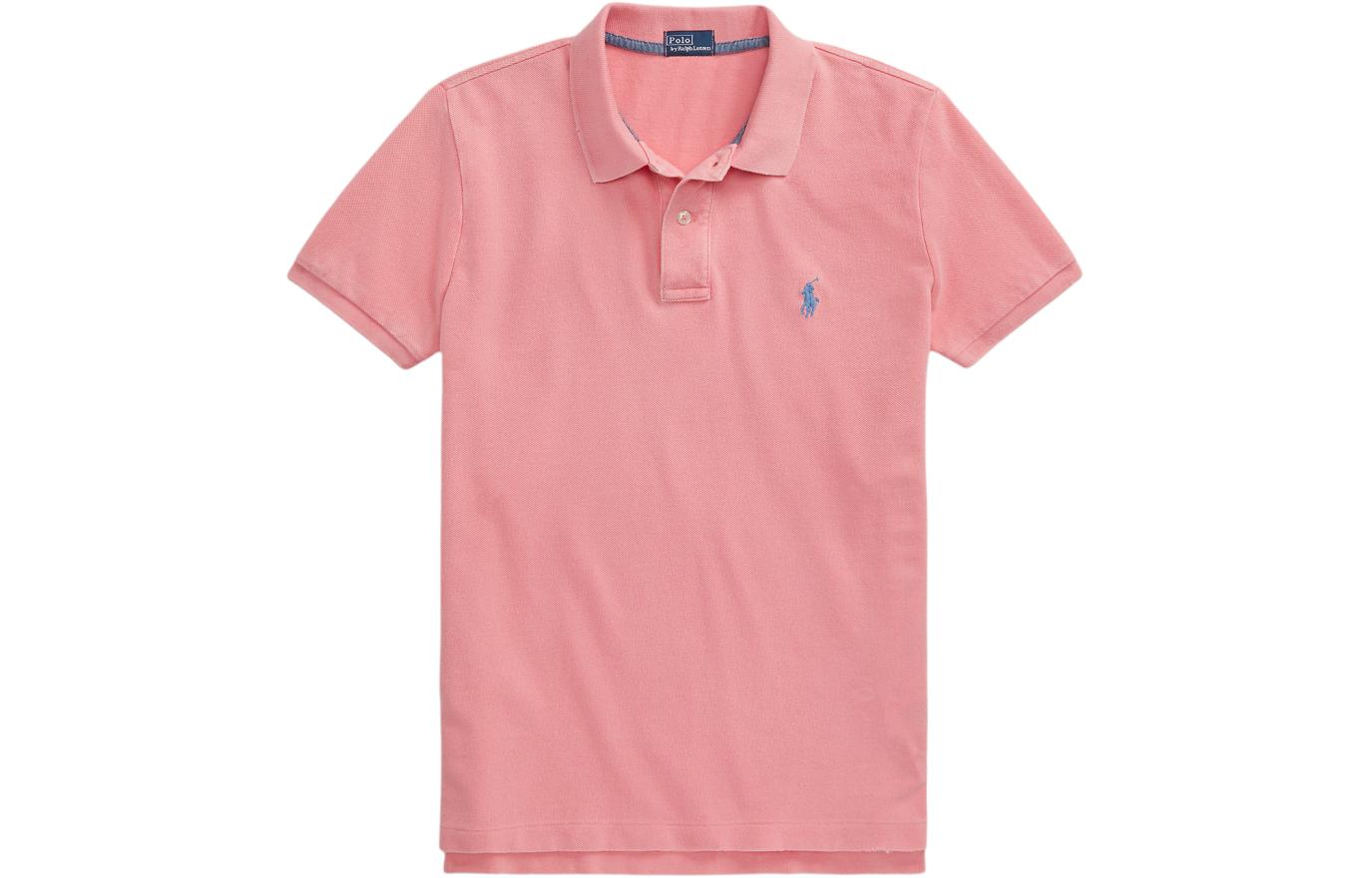 Поло пони хлопковая поло Polo Ralph Lauren, розовый — фото 3